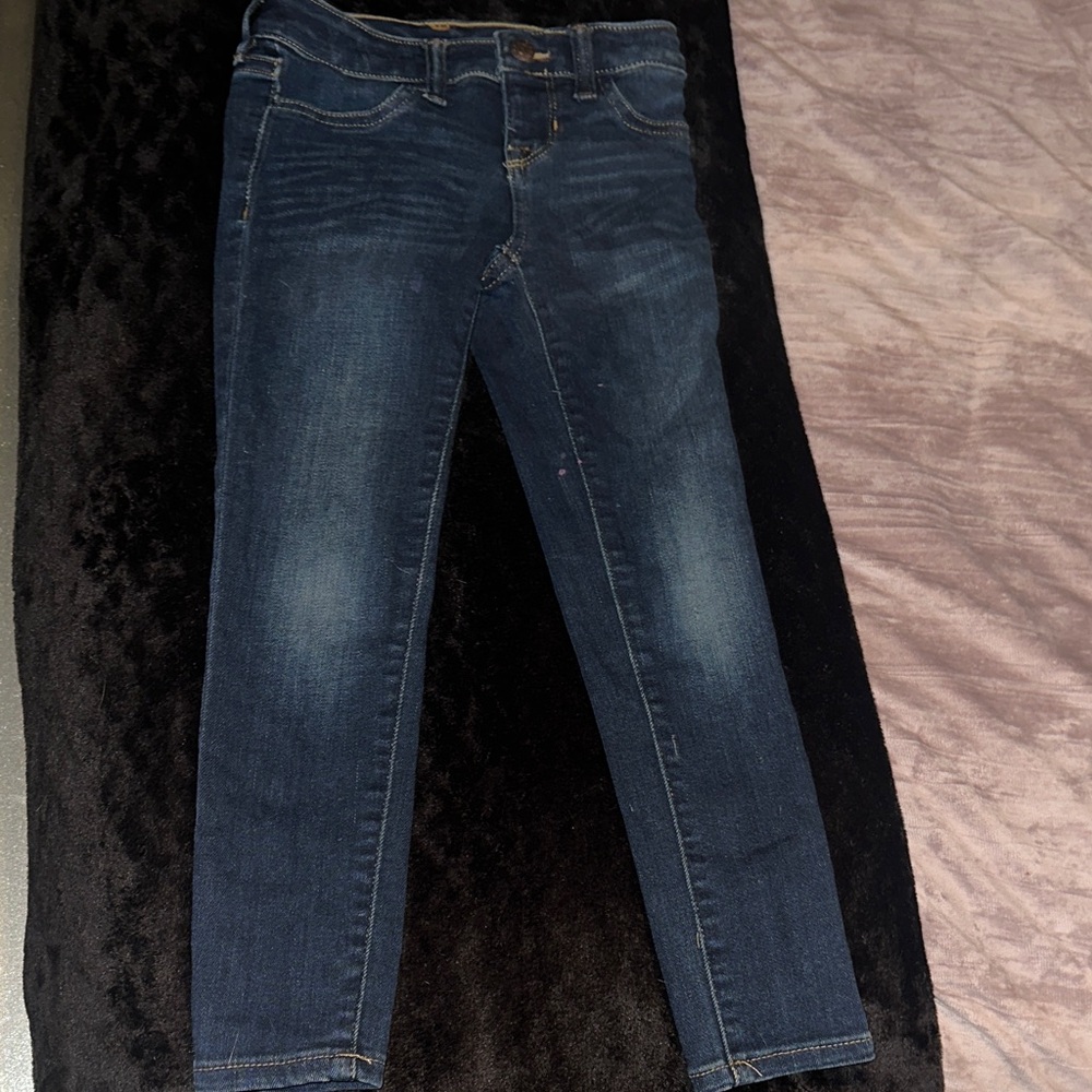 Girls Ralph Lauren Dark Blue Skinny Jeans Size 5 Leggings